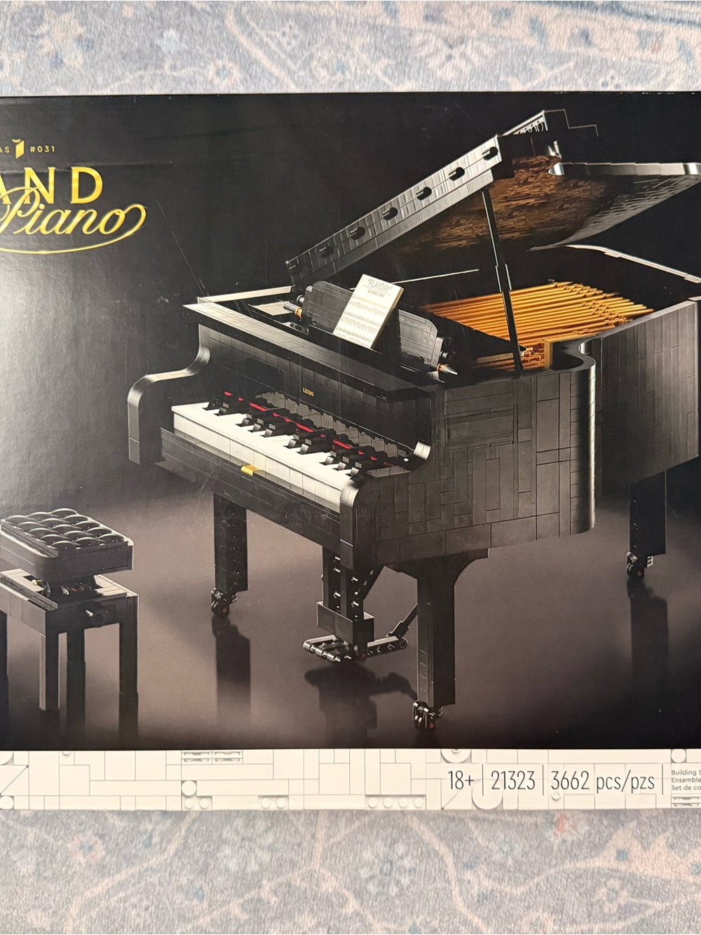 Lego Ideas Grand Piano 031 - Factory Sealed BNIB 21323